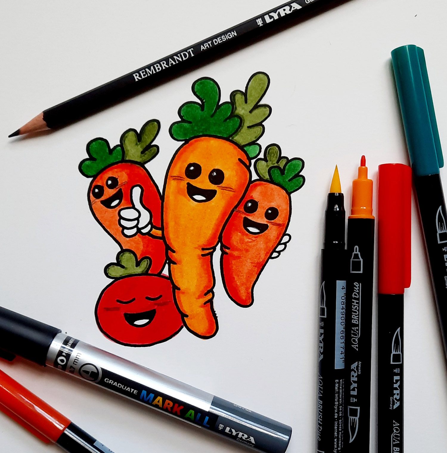 Comment utiliser des crayons et des feutres aquarellables ? Canson®